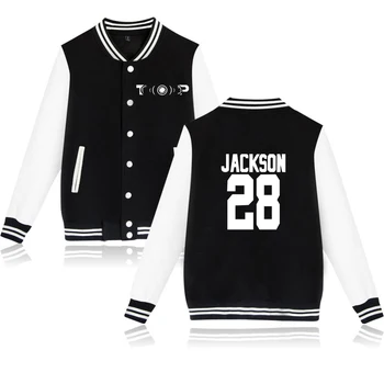 

GOT7 SPINNING TOP Print Baseball Jacket Men/Women Autumn Winter Fashion Comfortable Casual Streetwear Outerwear Jacket Hot Sale