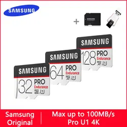 SAMSUNG 100 МБ/с. карты памяти 64 ГБ и 128 Гб 32 GB 256 gb Micro SD Card Class10 U3 Microsd флэш-карты памяти для телефона с SDHC SDXC