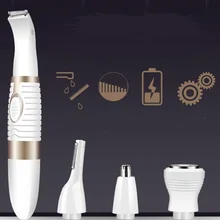 4 в 1 Набор для ухода за человеком Портативный триммер для волос в носу головная Бритва для бровей режет все в одном боковины лезвие машинки для стрижки волос