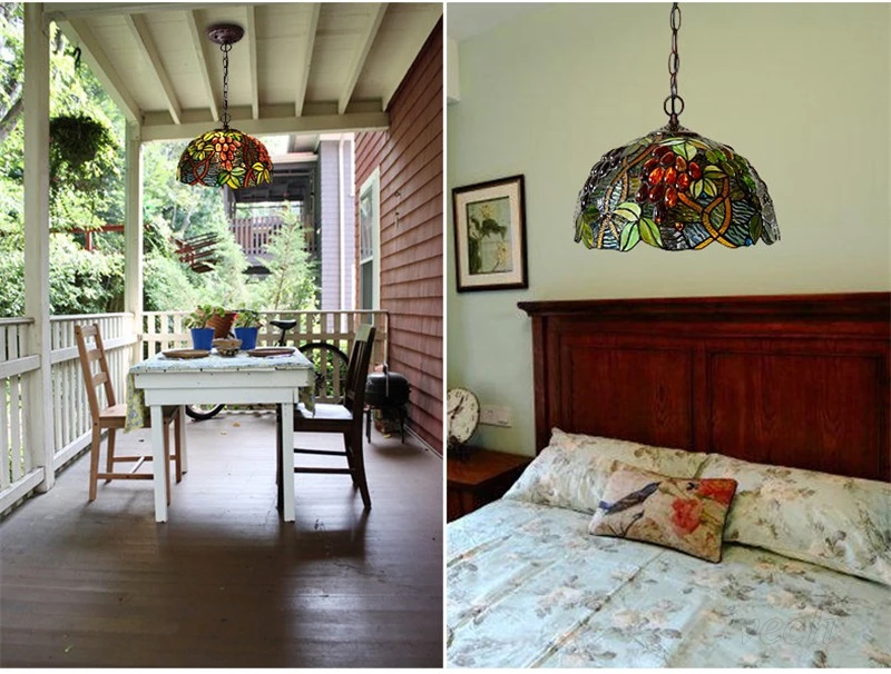 Tiffany hanging lamp light (10)