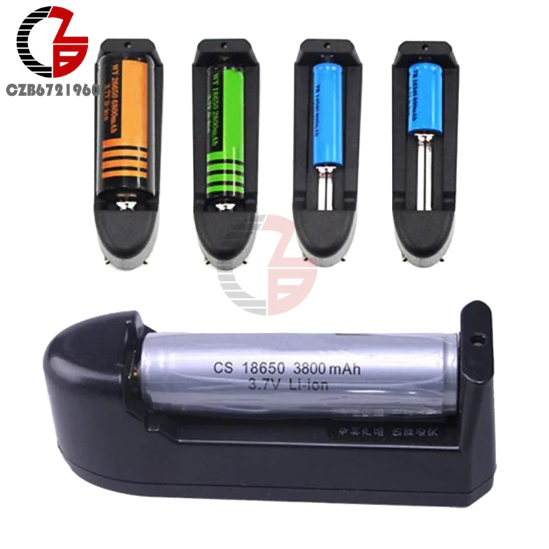 

USB 18650 Lithium Battery Charger Li-ion Lipo Battery Charging Box Holder