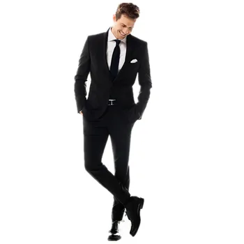 

Handsome men's business suits fashion cultivate one's morality men suit grooms wedding dress suit two-piece (jacket+pants)