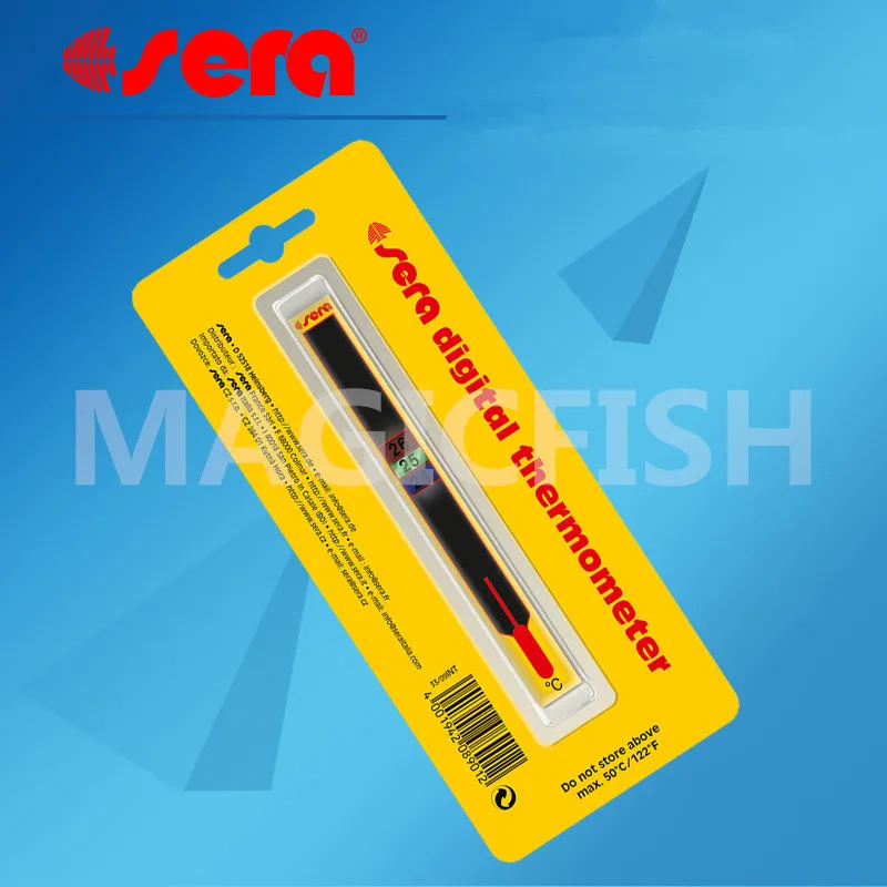 

Aquarium Digital Thermometer Sera Fish Tank Water Plant Temperature Monitor Display Outside Glass Sticker External Thermometer