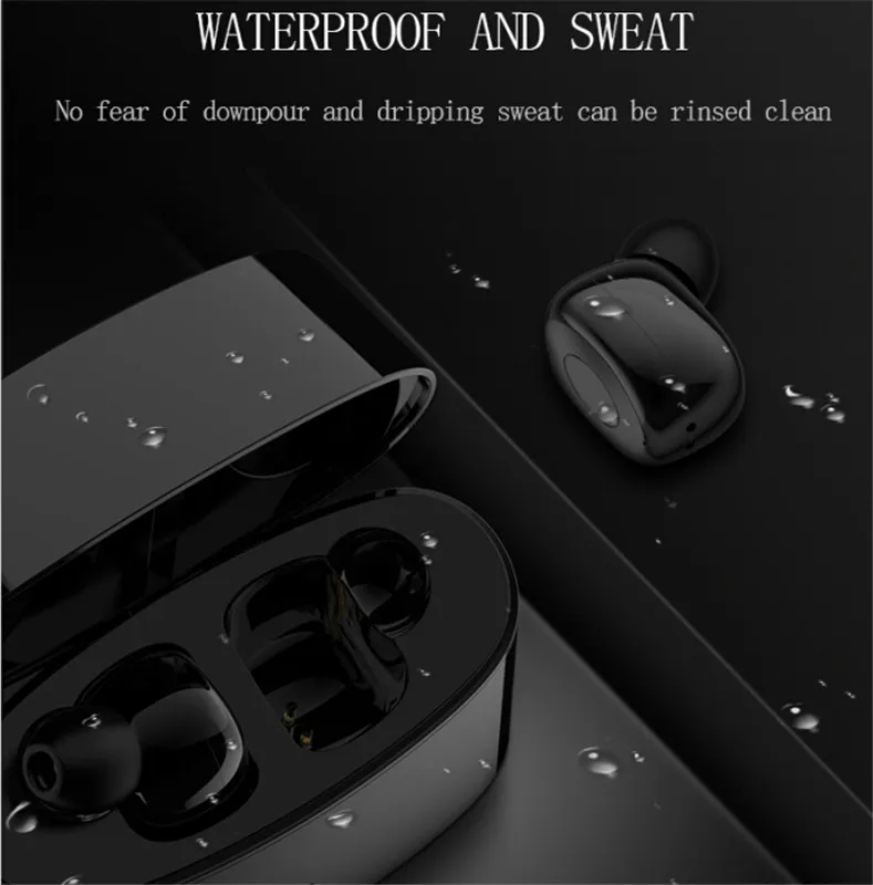 Беспроводные наушники TWS Mini True Bluetooth 5,0, стерео наушники-вкладыши, модные однотонные Наушники унисекс