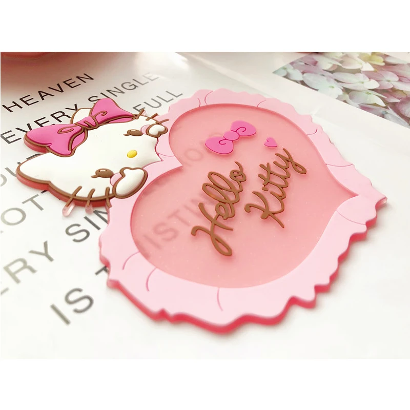 

Hello Kitty Coaster Carton Cup Mat Cute Insulated Coaster Home Decoration