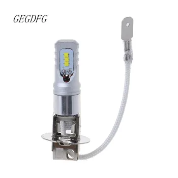 

1pc Super Bright H3 LED Car Fog Lamp 80w bulbs DC12V-24V 6000K White 2018 NEW