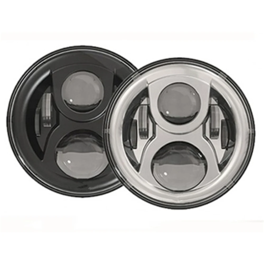 

for Harley 60W 7" Round moto LED Projectior Headlights for Jeep Wrangler for Harley Davidson Motorcycle