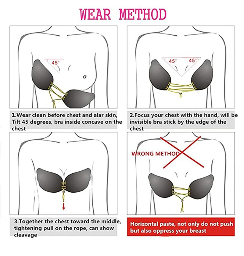 Бюстгальтер для подтяжки груди, сексуальный бюстгальтер, пуш-ап, покрытие для сосков, женское нижнее белье, интимные аксессуары, открытая спина, невидимая наклейка, клей, подтяжка груди
