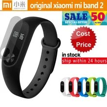 Pulseira original Xiaomi Mi Band 2 Wistband Touchpad com tela OLED para Iphone e Android resistente a água
