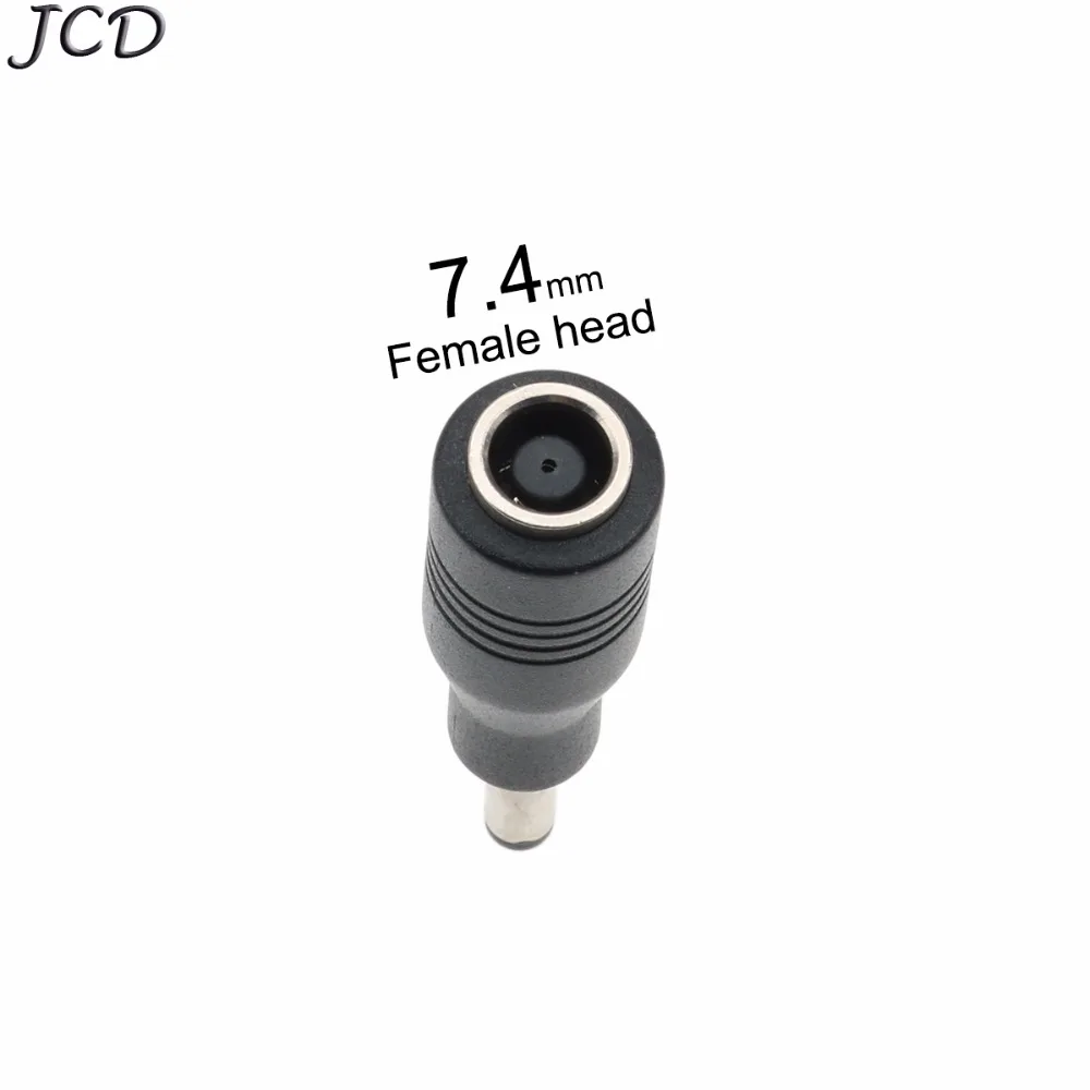 Адаптер Питания прямоугольный JCD DC 7 4 мм x 5 0 гнездо штекер 8*1 для DELL до 5*0 6