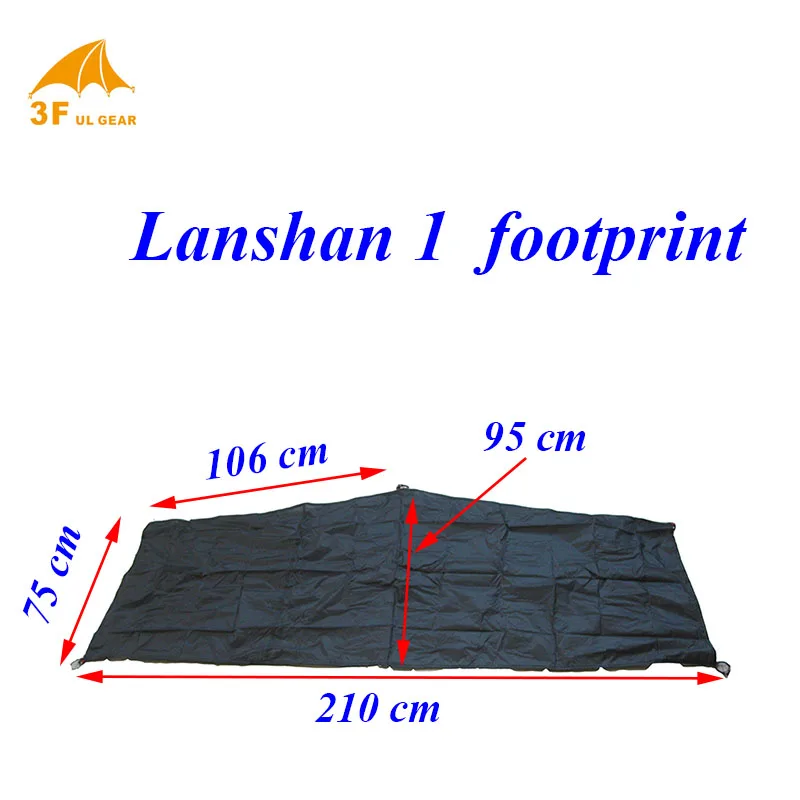 Lanshan 1 отпечаток 15d silnylon Сверхлегкий грунт - Цвет: 15D silnylon version