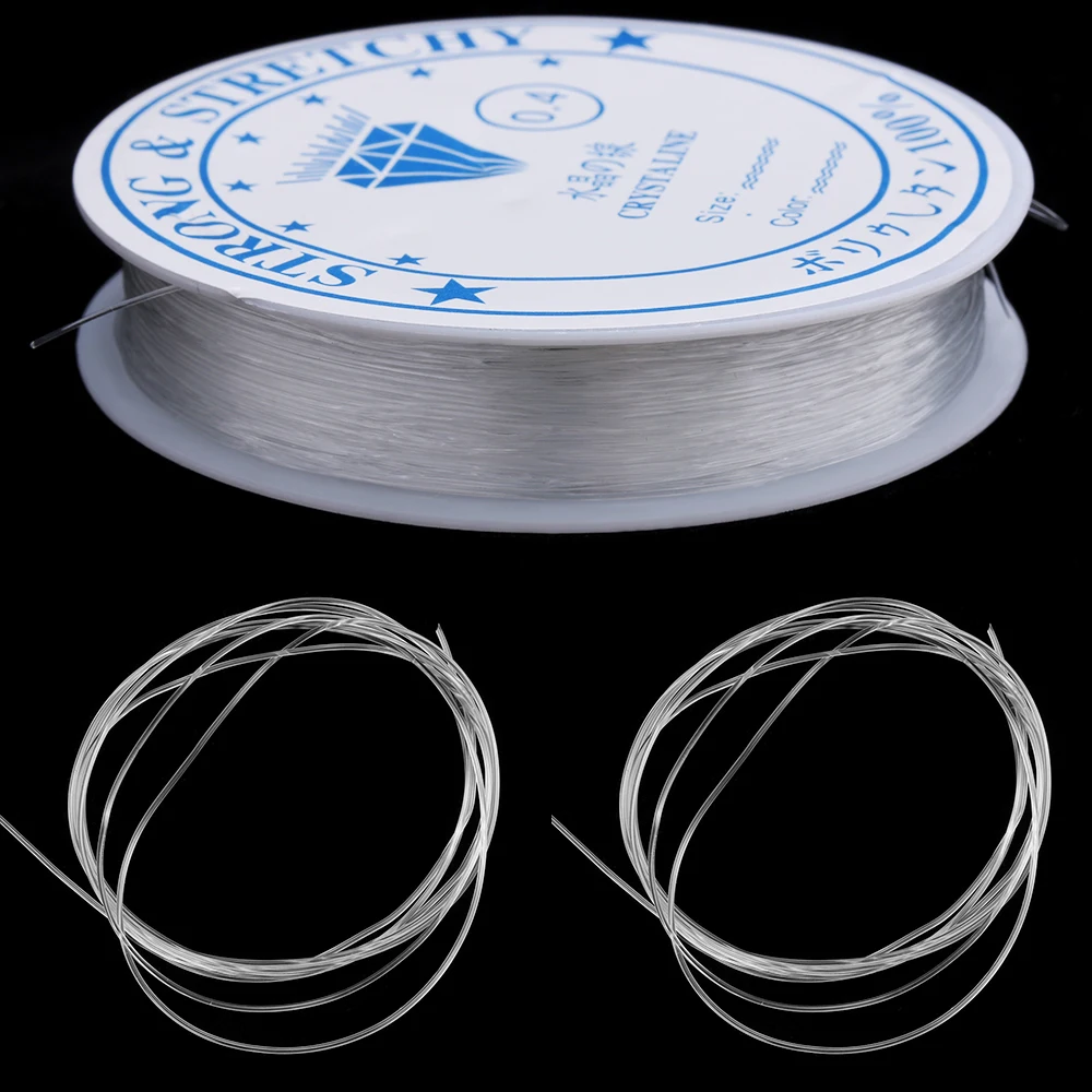 1PC Crystal Elastic Beading Line Cord Thread String Stretch Elastic Beading  Cord Wire Thread For DIY Bracele Sewing Crafts Tools