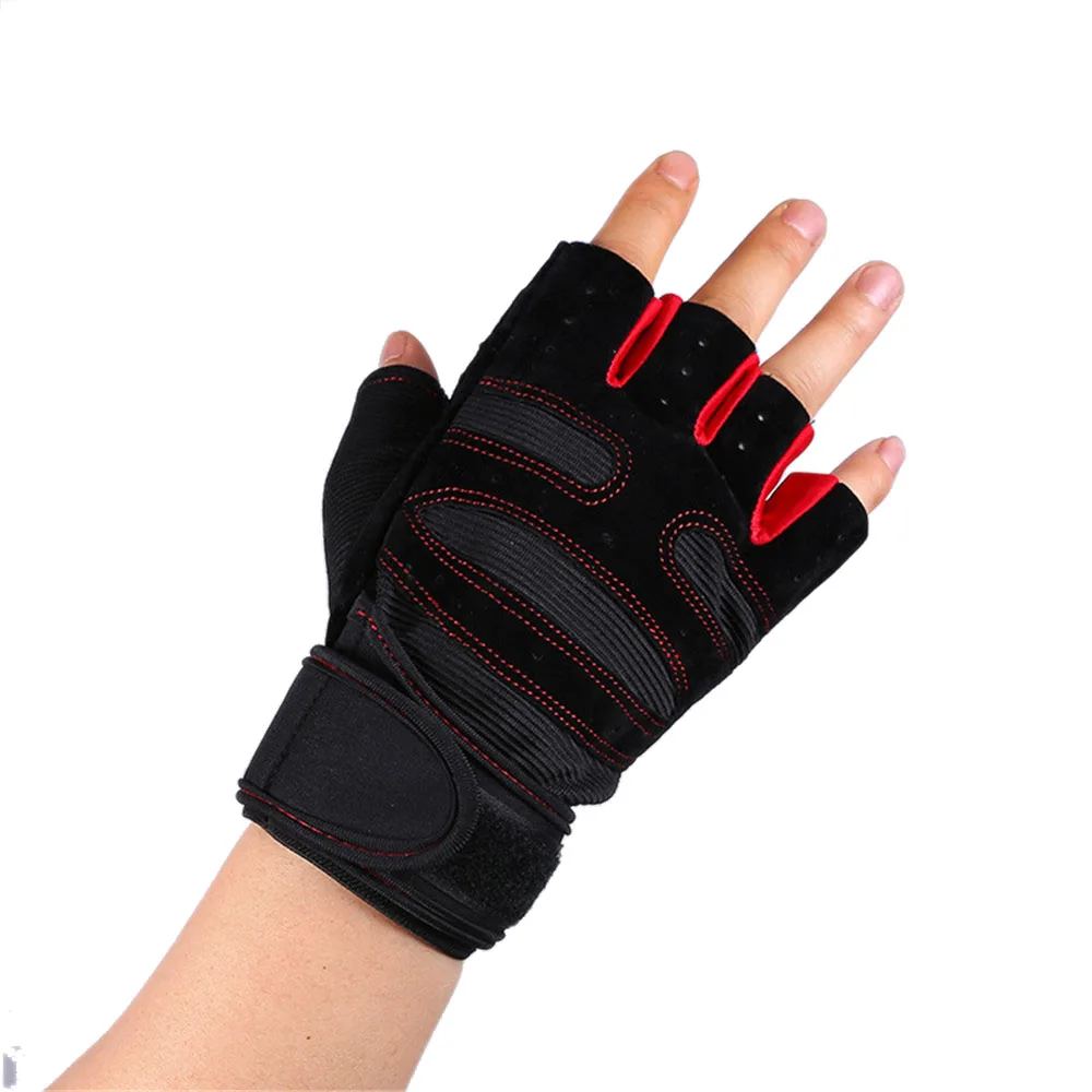 

YL Protective Gloves Men's and Women's Gym Half Finger Sports Exercise Weightlifting Wrist Anti-skid Wear-resistant Safety Glove