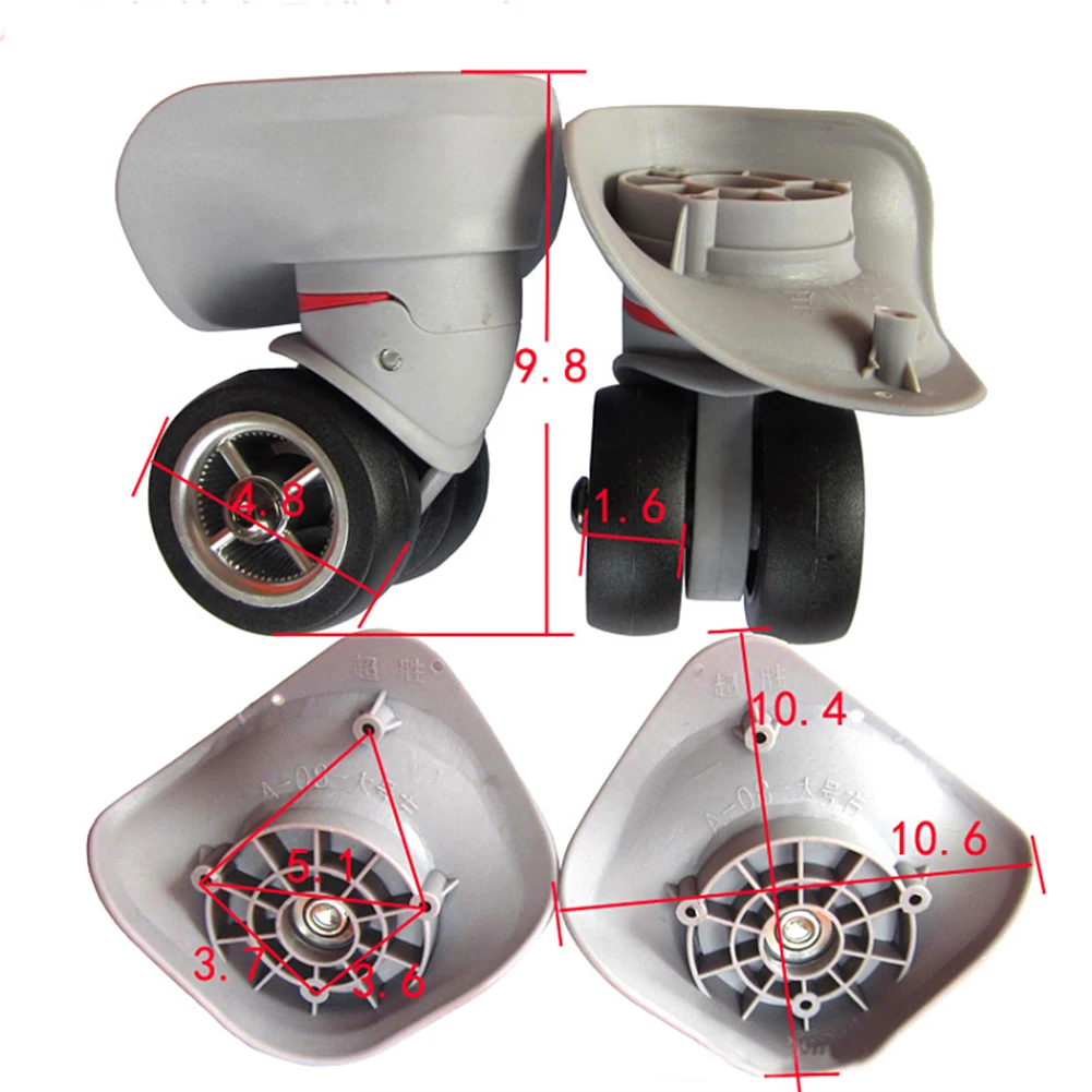 A08 Сменные багажные колеса для чемоданов ремонт ручной Спиннер чемоданные колесики колеса Дорожный чемодан Запчасти Аксессуары багажное колесо