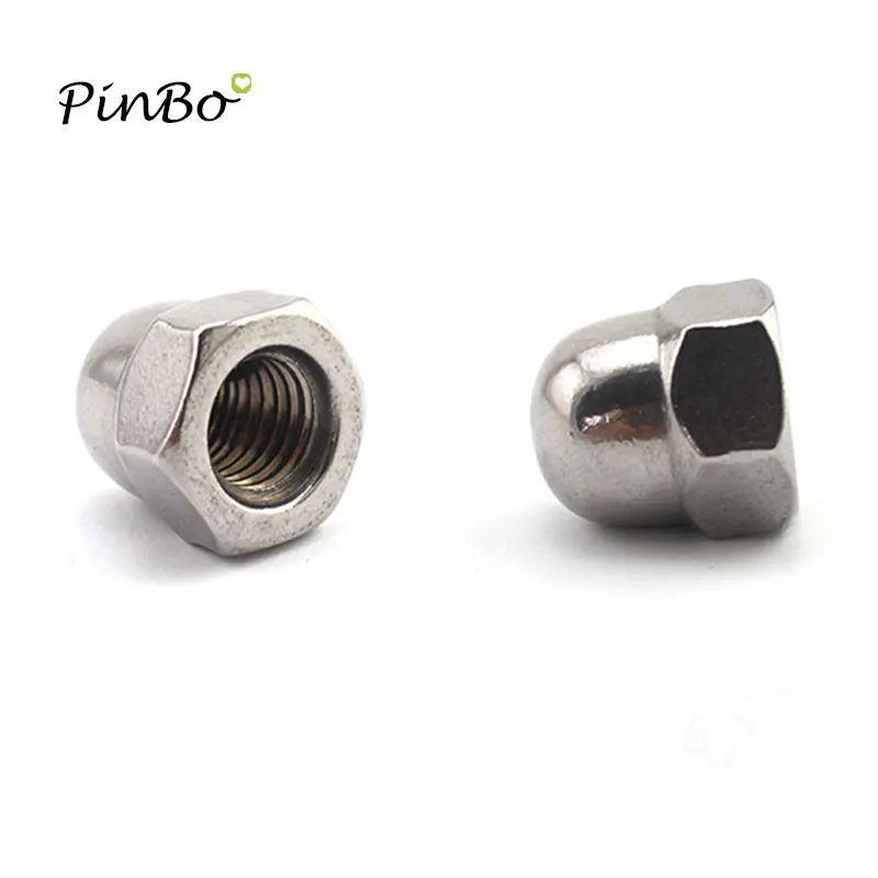 5pcs M12 Hexagon Domed Cap Nuts Acorn Nut DIN1587 Stainless Steel 304