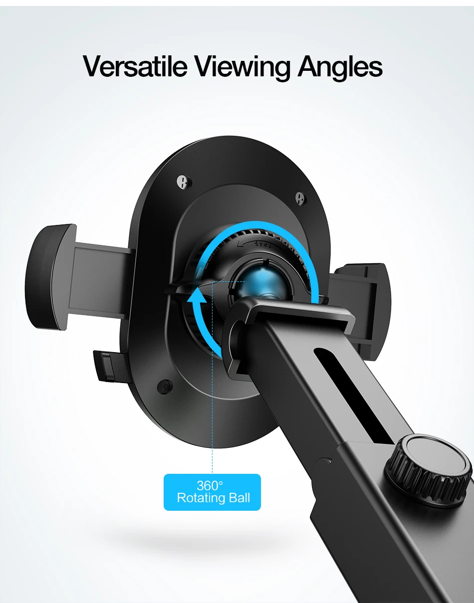 Автомобильный держатель для телефона RAXFLY, крепление на лобовое стекло для samsung S9 Plus S8 S7 360, Вращающийся Автомобильный держатель для телефона, подставка для iPhone huawei