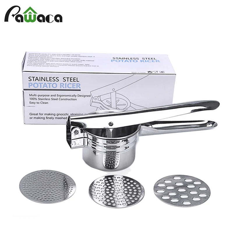Stainless Steel Potato Ricer Masher Fruit Juicer Masher Baby Food
