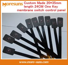 Fast Free Ship 5pcs/lot Custom Made 20*35mm length 24CM One Key membrane switch control panel