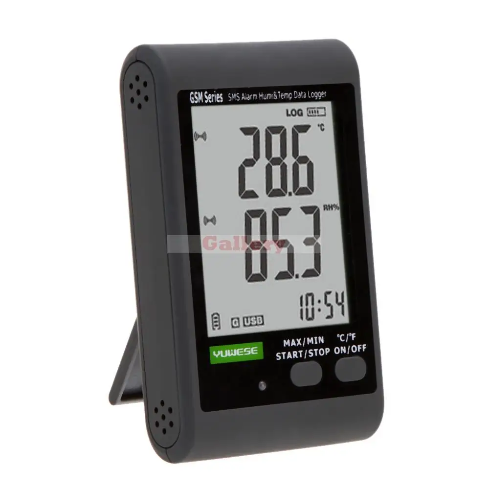 

Gsm Lcd Digital Temperature Meter Humidity Data Recording Logger Thermometer Hygrometer Sms Alarm Pc Connecting Termometro