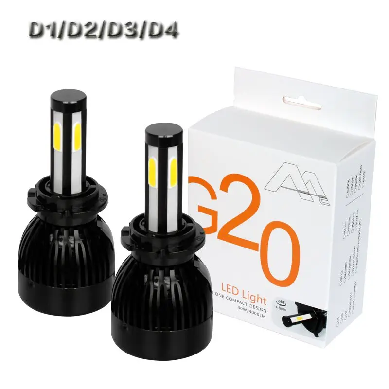 

D2R D2S D2C LED Headlight conversion kit,8000LM hid replacement, all in one canbus headlamp for all D series head light
