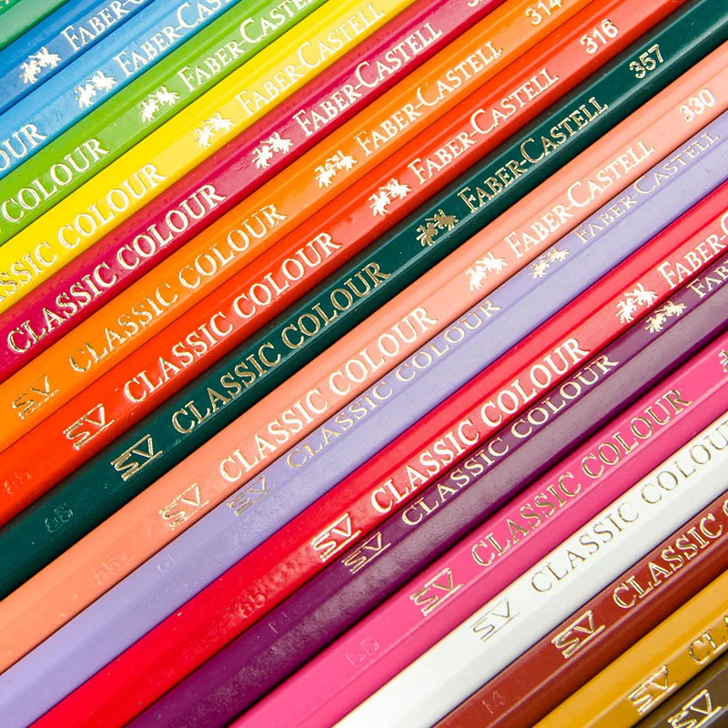 Faber Castell 48 Цвета масла Цветной карандаш высокое качество Германия импортировала