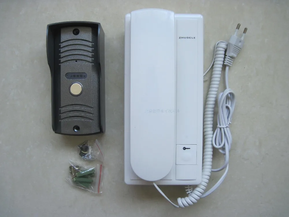 Sonnette Non Visible, Interphone Filaire Bidirectionnel, Une Paire D'appels  Directionnels - Audio Interphone - AliExpress