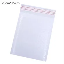 10 шт./упак., 200*250 мм Ювелирные изделия из жемчуга белого полезной площади поли с воздушно-пузырчатой плёнкой внутри из крафт-бумаги конверты с мягким вкладышем почтовый мешок самоуплотняющийся