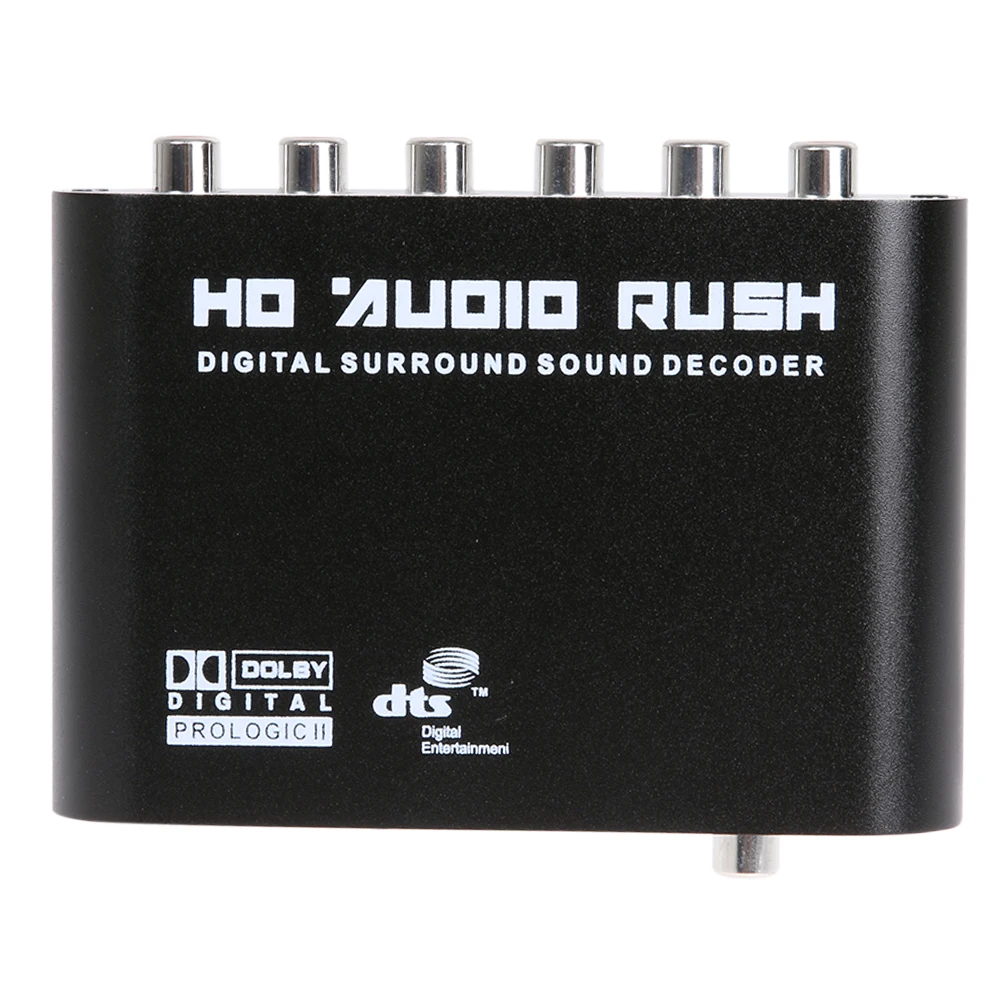 

5.1 CH Audio Decoder SPDIF Coaxial to RCA DTS AC3 Digital to 5.1 Amplifier Analog Converter Adapter for PS3 DVD Player Xbox