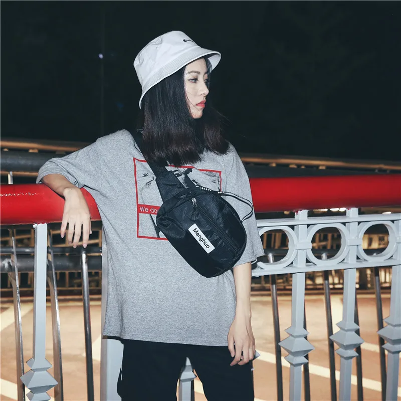 Menghuo Brand New Leisure Fanny Waist Pack Women Shoulder Belly Men Belt Handbags Female Crossbody Handbag Fanny Pack Waist bagIMG_5853
