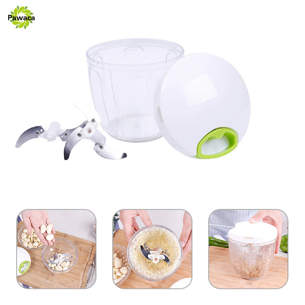 5 Blades Manual Food Chopper Household Vegetable Chopper Shredder