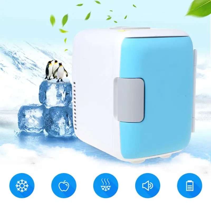 

Dual-use Mini Fridge Ultra Quiet Car Use Refrigerator Low Noise Freezer Cooling & Heating Box