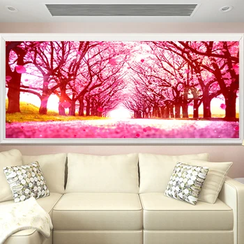 

Full DIY Diamond Eternal Love bedroom cross stitch embroidery Tree Round Diamond Mosaic Home Decor Diamonds Embroidery wedding