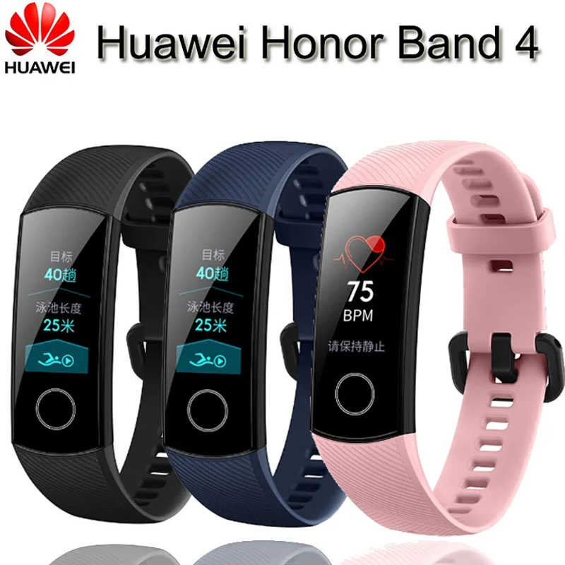 Смарт-браслет Huawei Honor Band 4 часы-браслет Amoled с сенсорным экраном трекер сна для