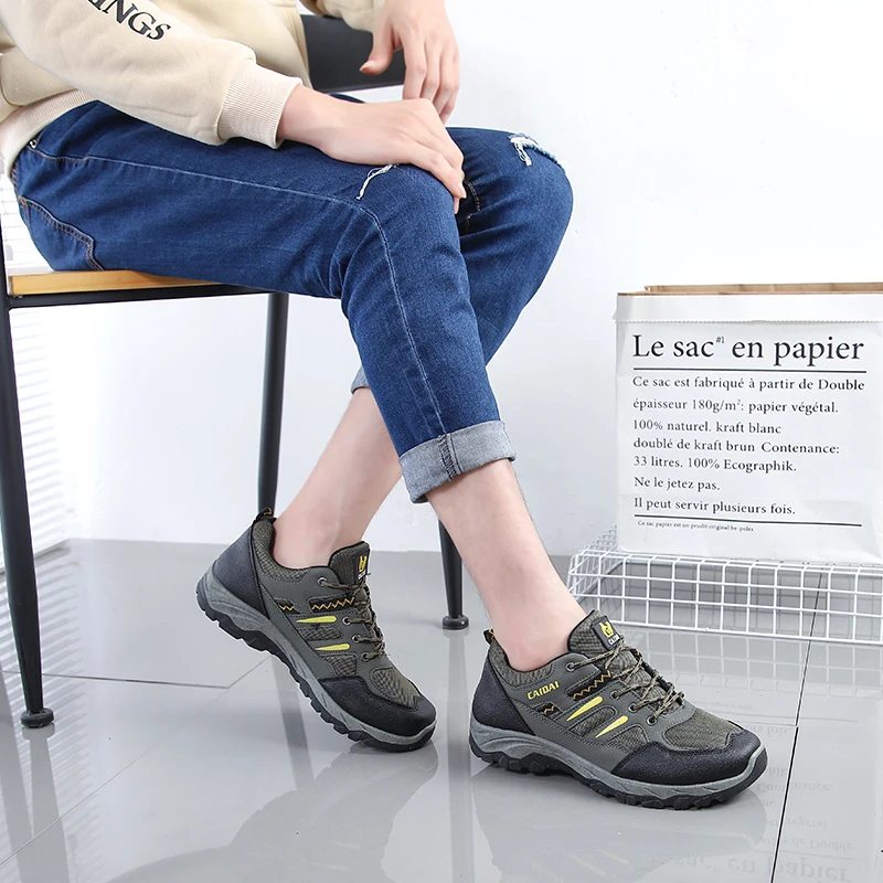 2018 New Men's Waterproof Casual Work Shoes Non-slip Wear-resistant Travel Shoes Outdoor Breathable Men Shoes Fishing Sneakers 2018 New Men's Waterproof Casual Work Shoes Non-slip Wear-resistant Travel Shoes Outdoor Breathable Men Shoes Fishing Sneakers