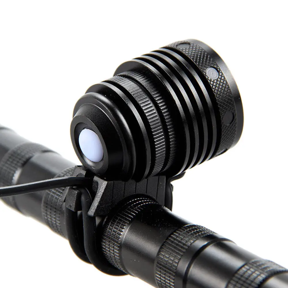 2019 New Black 2000Lm XML-T6 LED Rechargeable Head Lamp Front Bicycle Cycling Headlight