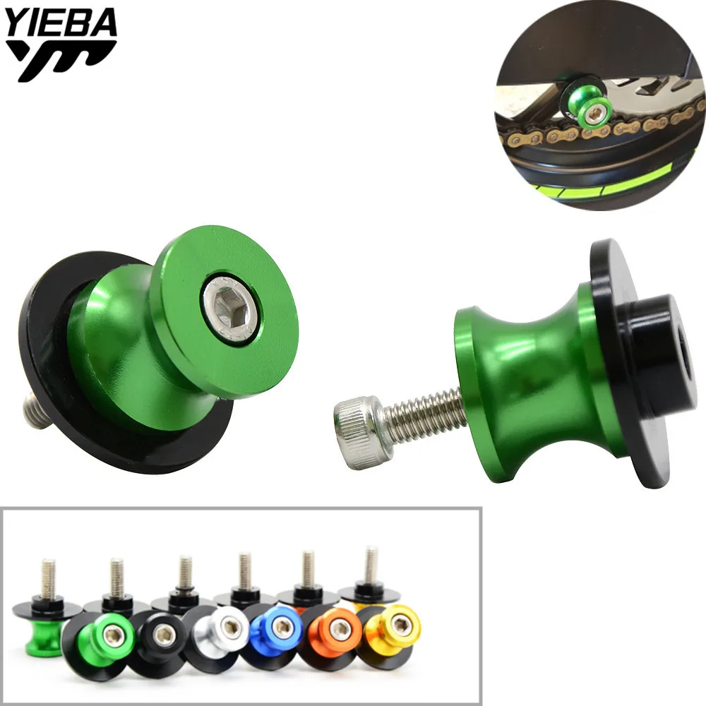 

For Kawasaki Ninja ZX-10R ZX 10R ZX10R ZX1000 ZX 1000 2004-2010 10mm CNC Motorcycle Swingarm Sliders Spools Slider Rear Swingarm