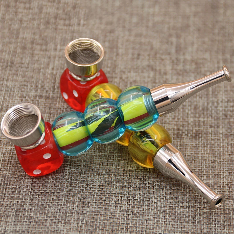 Fashion Pipes Creative Metal Tobacco Pipe Portable Filter Cigarette