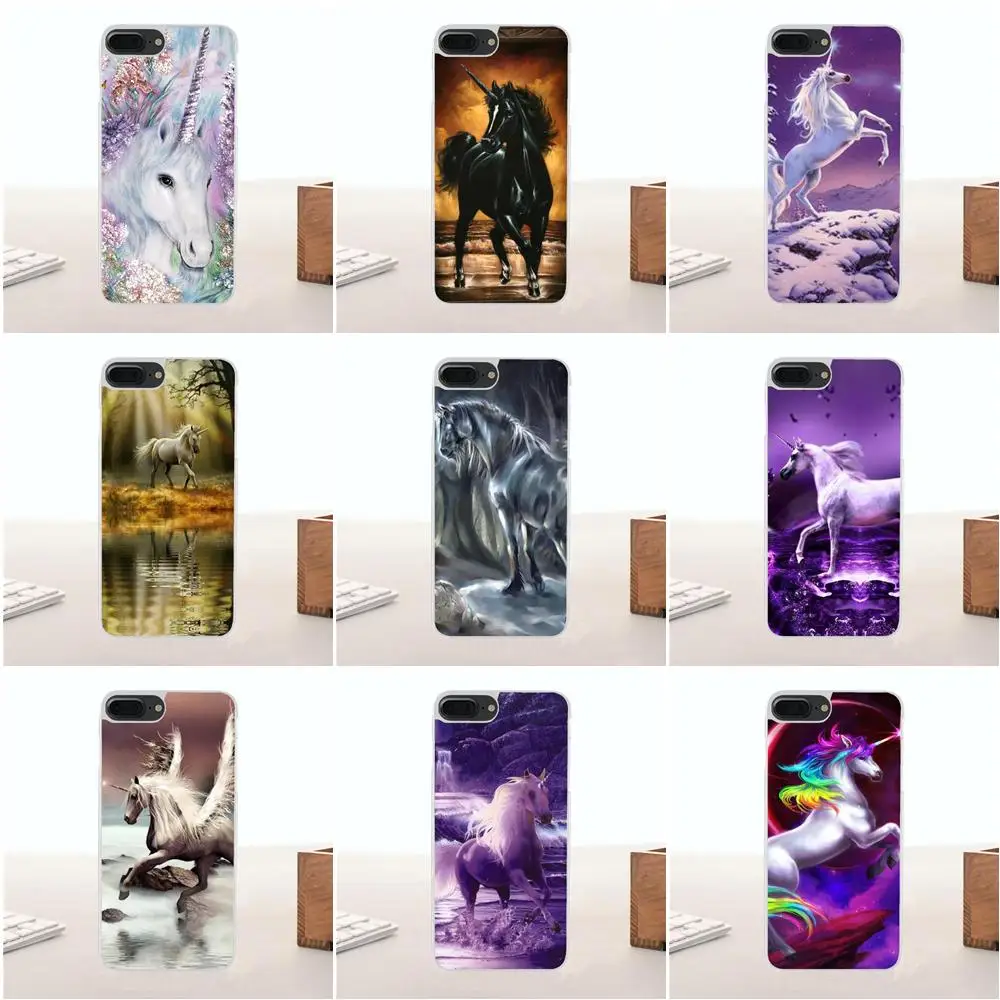 

TPU Cell Phone Case For LG Nexus 5 5X V10 V20 V30 V40 2017 2018 2019 Colorful Horse Unicorn