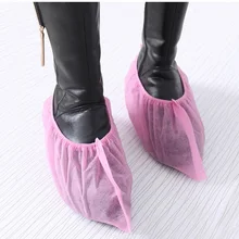 100 шт нетканые водонепроницаемые бахилы многоразовые дождевые покрывала для взрослых детей устойчивые защитные ботинки