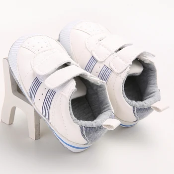 

Sports Newborn Baby First Walkers Sneakers Infant Booties Toddler Boots Boys Handsome Leather Kids Soft Soled Shoes New Classic