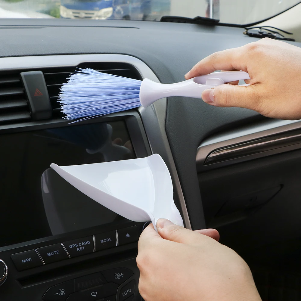 Buy Car Detailing Cleaning Brush Dustpan Air Outlet