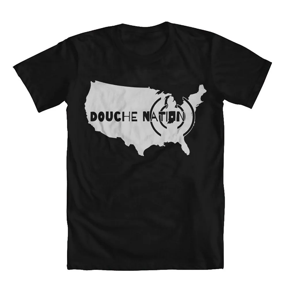 2018 Summer Casual Man T Shirt Parks And Recreation Douche Nation Men'S