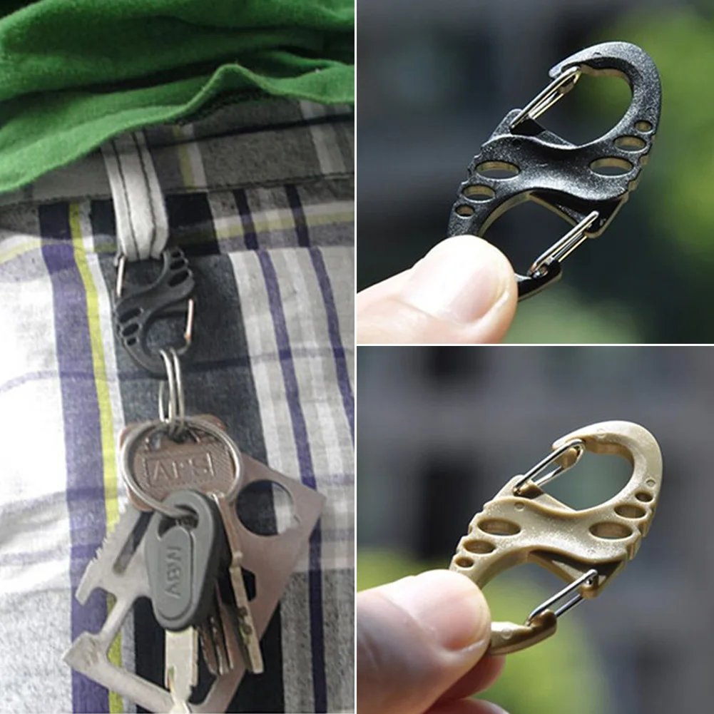 8 نوع أجوف نمط ظهره رفع مشبك البلاستيك الصلب سلسلة حلقة التسلق في الهواء الطلق التخييم اكسسوارات تسلق هوك 8 نوع أجوف نمط ظهره رفع مشبك البلاستيك الصلب سلسلة حلقة التسلق في الهواء الطلق التخييم اكسسوارات تسلق هوك