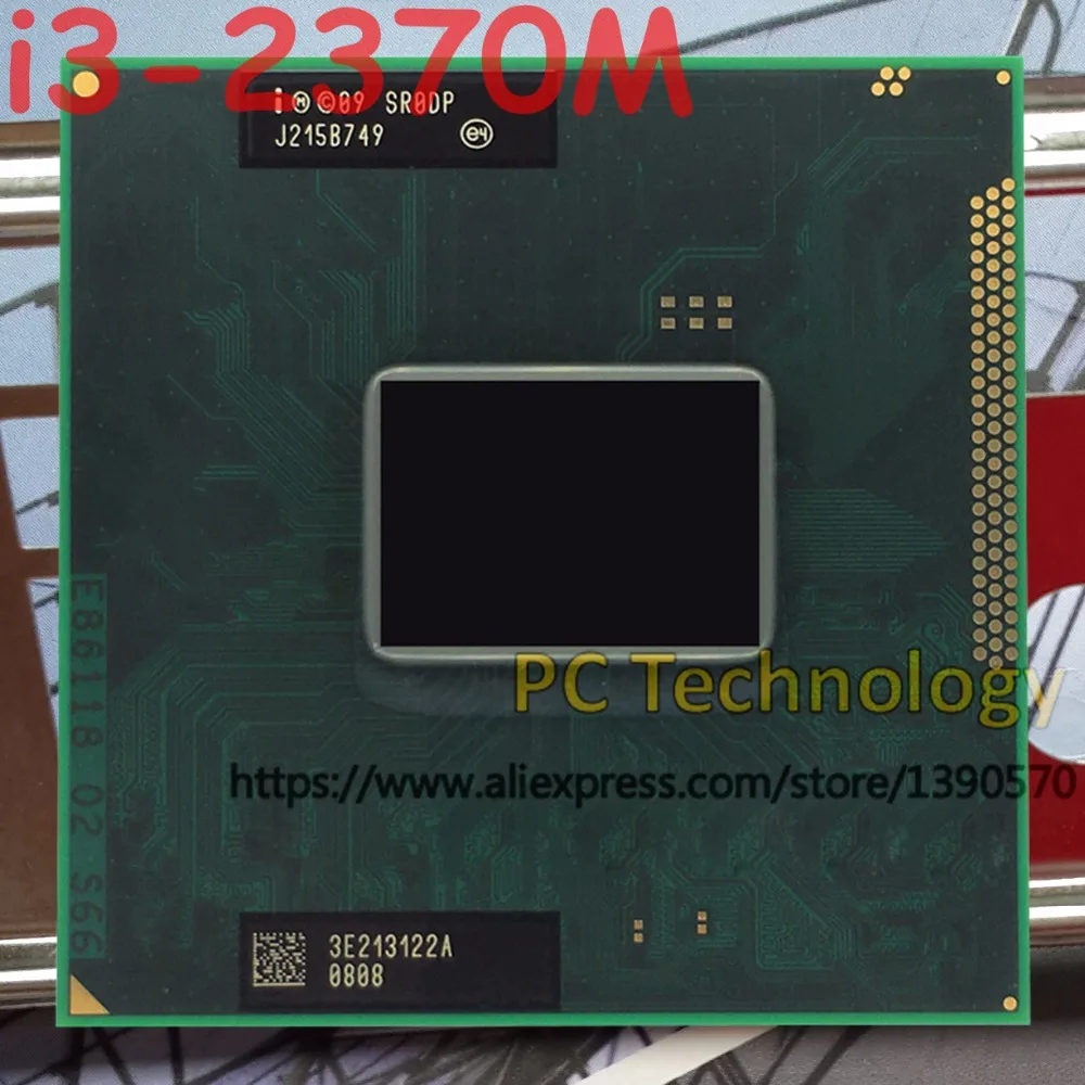 Оригинальный процессор Intel core i3 2370M 2 20 ГГц 3 Мб двухъядерный SR0DP FCPGA988 для ноутбука