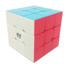 QiYi Warrior W 3x3x3 магический куб три слоя Профессиональный кубар-Рубик на скорость красочные липкие развивающие кубики игрушки для детей
