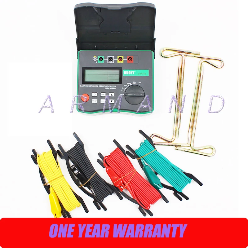 

DY4300 4-Terminal Earth Ground Resistance and Soil Resistivity Tester