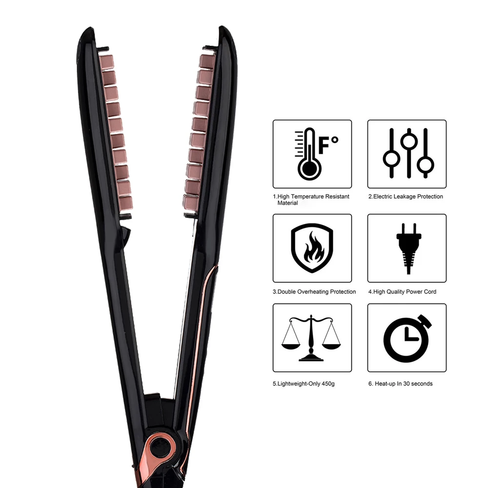 ЖК-дисплей, утюжок для объемных волос, натуральный выпрямитель для волос, щипцы для завивки 3/4 дюймов, инструменты для укладки волос