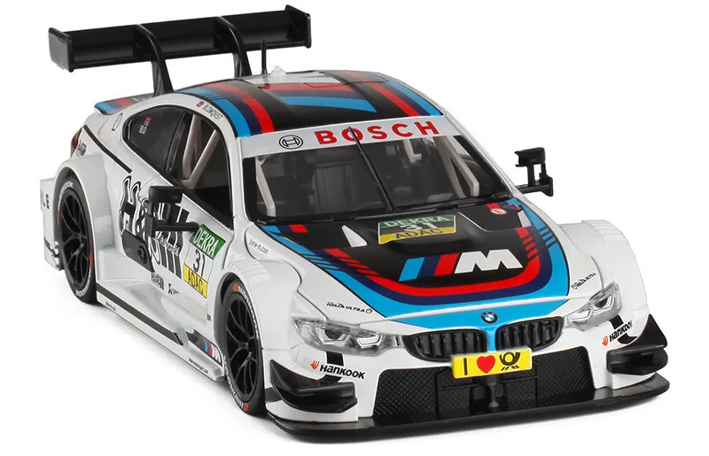 1:24 M4 M6 DTM/Z4 GT3 свободный высокий свет спортивного гоночного автомобиля Модель горячего Цвета колеса литой под давлением металлический сплав автомобиля - Цвет: M4 no box