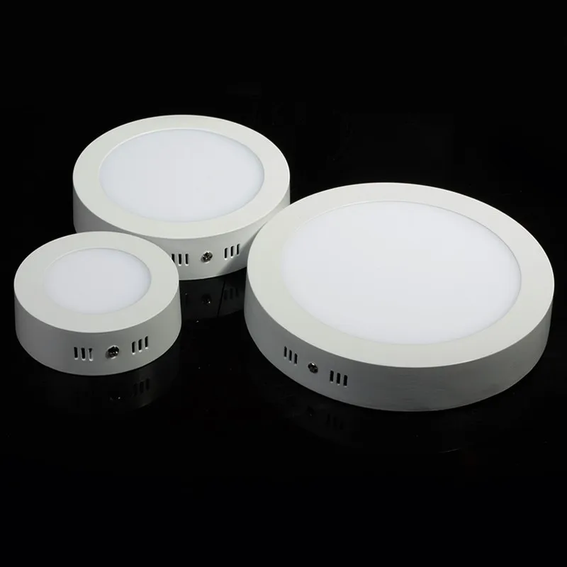 

10pcs Dimmable Led Panel Light 6W 9W 12W 18W surface mounted light 8inch high lumens downlight round
