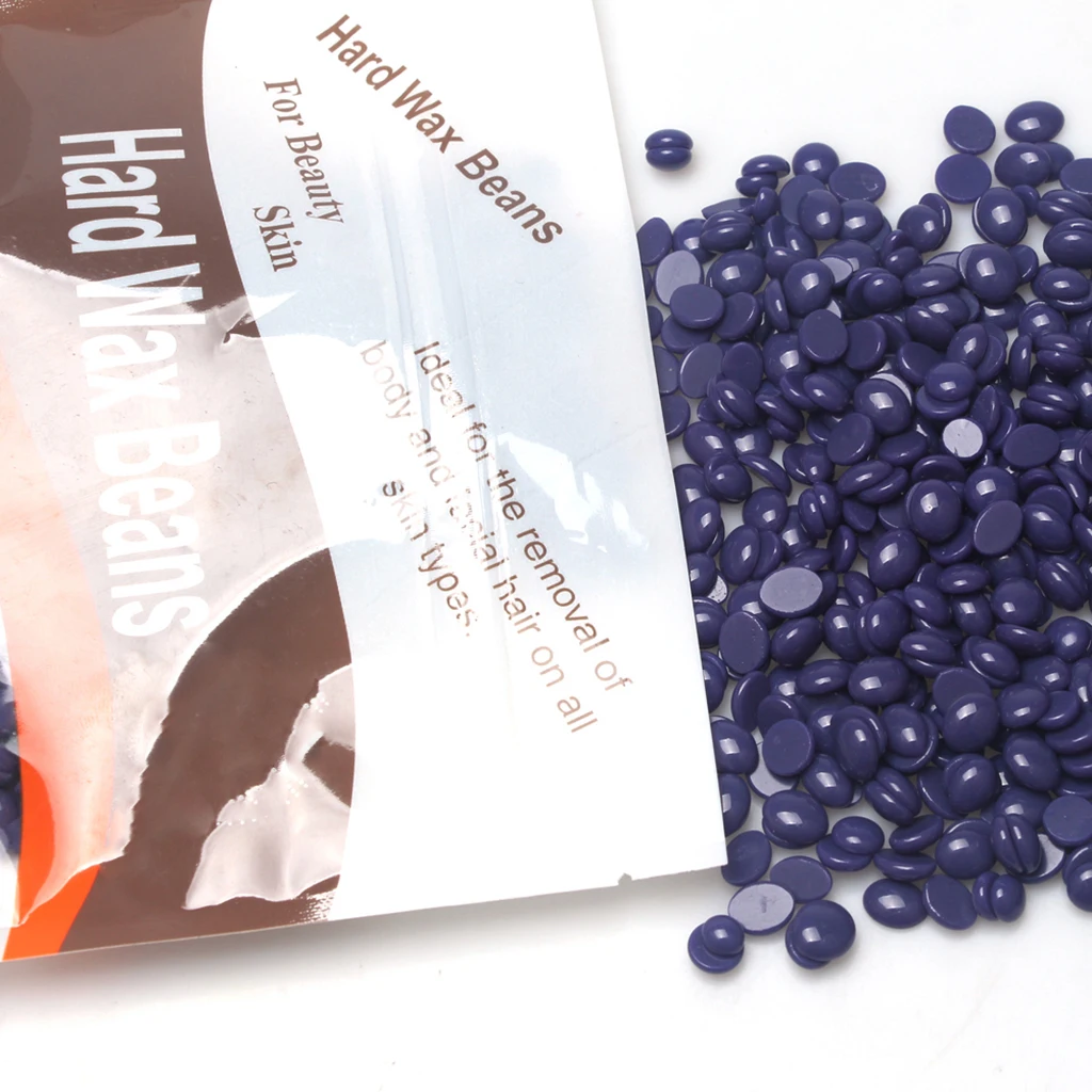 No Strip Body Depilatory Hair Cleaner Hot Film Wax Beads Waxing Hair Removal Beans 2x300g (Lavender)